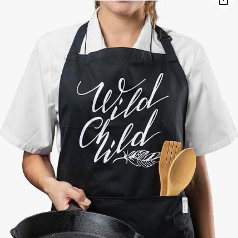 RUVANTI Wild Child Polycotton Enriched Apron 2 Pockets Unisex